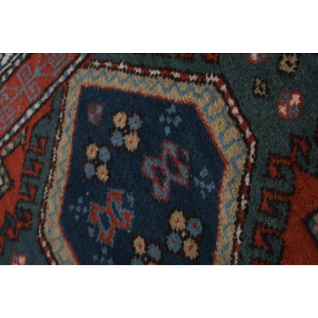 Brick Red 1960s Turkish Oushak Runner Rug 2'2" X 10'4" For Sale - Image 8 of 11