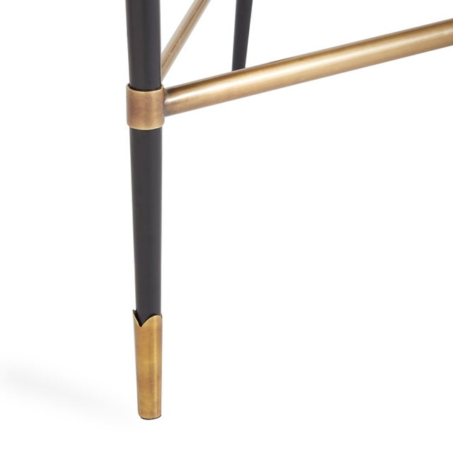 Jonathan Adler Jonathan Adler Rider Counter Stool, Rialto Peacock For Sale - Image 4 of 5