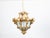 Early 20th Century French Baroque Style Giltwood Lantern with Carved Volutes and Textured Glass For Sale In Atlanta - Image 6 of 11