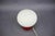 Czechoslovak Space Age Burgundy Red Opaline Glass Table Lamp, 1970s For Sale - Image 3 of 9