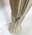 Beige 1980s Palm Beach Hollywood Regency Plaster Floor Lamp With Palm Leaf Motif For Sale - Image 8 of 12