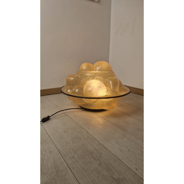 Model 640 Table Lamp with Profiterole in Plastic Fiber by Sergio Asti for Martinelli Luce, 1960s For Sale - Image 10 of 10