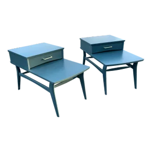 Newly Lacquered Mersman Side Tables