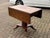 Wood Victorian Mahogany Coffee Table with Drop Sides and Drawer For Sale - Image 7 of 13