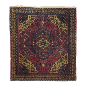 Antique Sarouk Rug 2' x 2'2''
