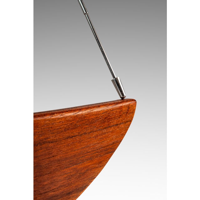 Rare Danish Mid-Century Modern Desk / Side Chair in Teak & New Fabric by Harry Østergaard for Randers Møbelfabrik, Denmark, C. 1960s For Sale - Image 17 of 18