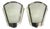 1990s Mid Century Modern Deco Sconces - a Pair For Sale