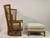 High Back Bamboo Chairs with Ottomans, 1980s, Set of 4 For Sale - Image 9 of 18