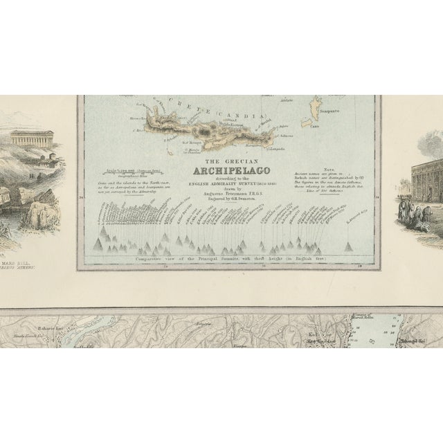 Antique Map of Turkey and Constantinople from Fullarton, 1865 For Sale - Image 6 of 10