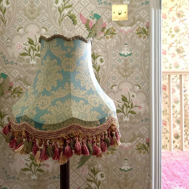 Not Yet Made - Made To Order The Topaz Damask Lampshade (Large) For Sale - Image 5 of 9