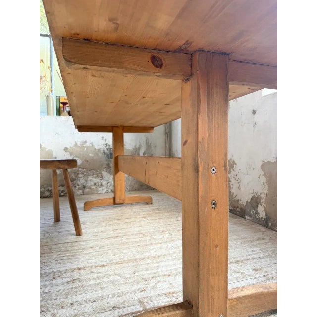Pine Dining Table, Perriand Mountain, France, 1960s For Sale - Image 16 of 18