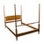 SPRAGUE & CARLETON Solid Hard Rock Maple Colonial Early American Full Size Four Poster Bed 210-B400-784 68.25" High 56.5"...