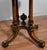 Victorian 19th Antique Victorian Oval Center Table With Burl Wood Walnut Top & Ebonized Accents For Sale - Image 3 of 16