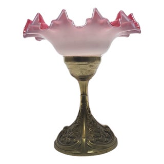 Art Nouveau Crystal Bowl on Stand from WMF, 1890s For Sale