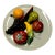 1950s Caldas Majolica, 3-D Ceramic Plate With Life-Like Fruits, Pottery Made in Portugal For Sale