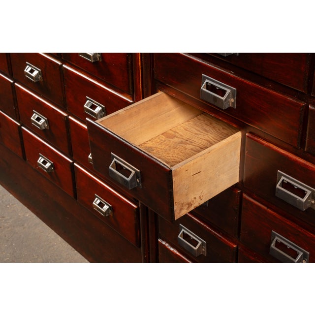 Massive Early 20th Century Double Apothecary Cabinet Set by W. B. McLean For Sale - Image 14 of 15