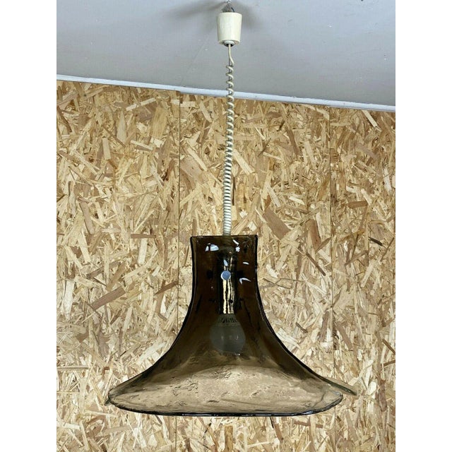 Tulip Glass Hanging Lamp from Kalmar Franken KG, 1970s For Sale - Image 11 of 13