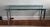 Metal Vintage Modern Flat-Bar Chrome Console Table For Sale - Image 7 of 7