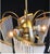 Italian 1980s Italian Murano White Milk Glass Waterfall Chandelier For Sale - Image 3 of 10