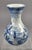 Antique Cantagalli Blue and White Savona Style Maiolica Cabinet Vase, Florence, 1884 For Sale - Image 6 of 13