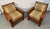 Mission Late 20th Century Handcrafted Slatted Mission Oak Lounge Chairs For Sale - Image 3 of 16