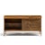Paul McCobb for Calvin Mid Century Mahogany and Brass Credenza For Sale In Chicago - Image 6 of 11