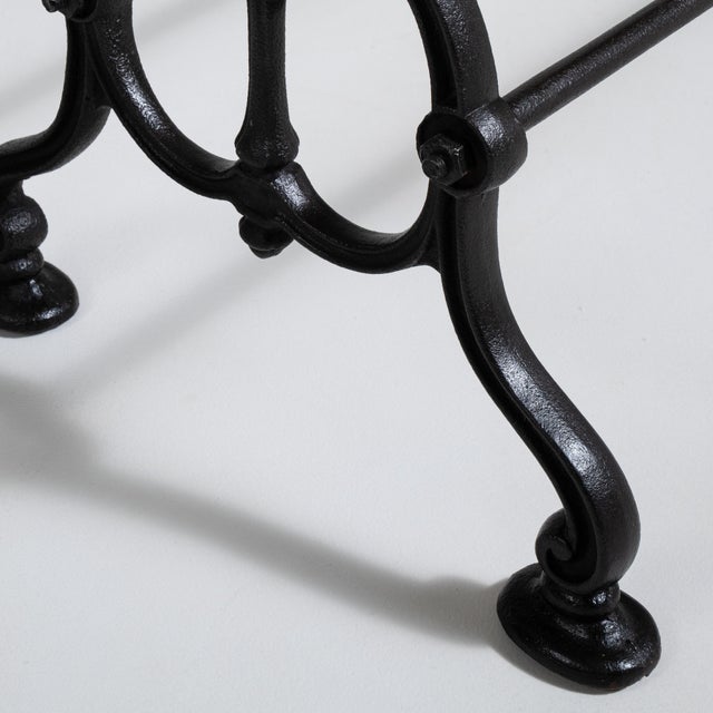 Cast Iron Bistro Table, Antique, France, 20th Century For Sale In Greensboro - Image 6 of 18