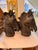 1980s Extra Large Heavy Resin Horse Head Sculptures For Sale - Image 5 of 10