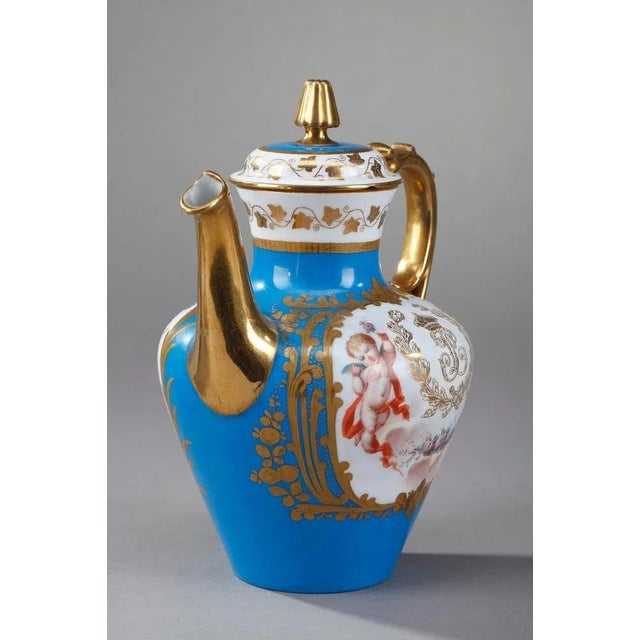 Tea Service Set from Sevres and Château Des Tuileries, Set of 8 For Sale - Image 12 of 18