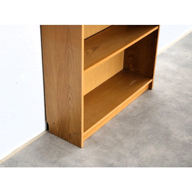 Mid-Century Modern Vintage Bookcase | Cupboard | 60s | Oak , 1960s For Sale - Image 3 of 6