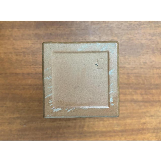 Vintage Japanese Minimalist Studio Pottery Vase from Tokoname, 1970s For Sale - Image 16 of 18