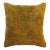 Antique Gold Green Oushak Rug Pillow rug no. r4875r For Sale