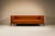 A rare box sofa by Danish cabinetmaker Frits Henningsen, dating from around the 1940s. Its enclosed wooden frame and...