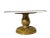 Hollywood Regency 1960s Conmar Italian Hollywood Regency Coffee Table With Carrara Marble Top | Hand-Carved Giltwood Acanthus Pedestal | Made in Italy For Sale - Image 3 of 15