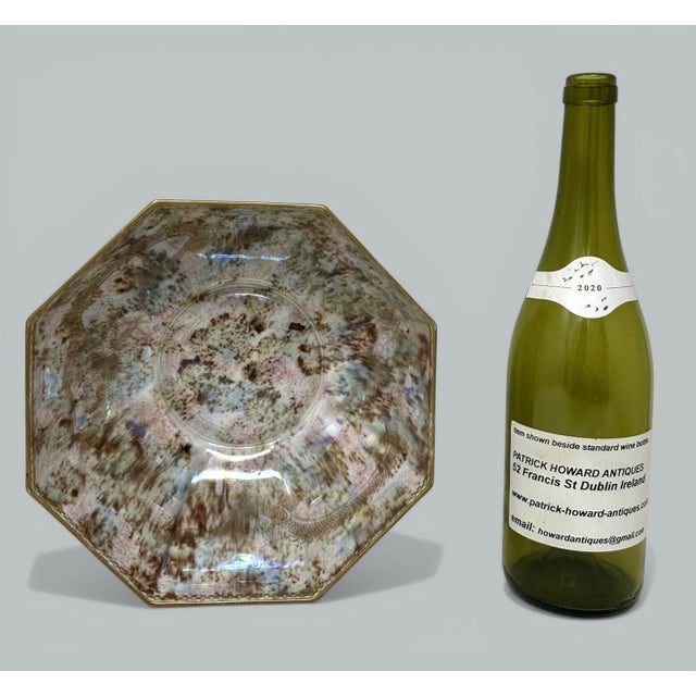 Art Deco Wedgwood Celestial Chinese Dragon Lustre Ware Bowl Centerpiece, 1920s For Sale - Image 9 of 13