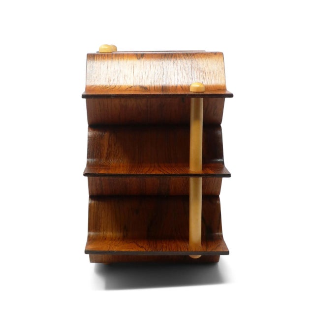 Rosewood & Beech Bentwood Wine Rack by Torsten Johansson for Ab Formtra For Sale - Image 10 of 10