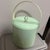 Mid-Century Modern Vintage Mid-Century Modern George’s Briard Mint Green Vinyl Ice Bucket For Sale - Image 3 of 6