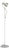 Model FA1 Floor Lamp in Polished Aluminium by Peter Nelson for Architectural Lighting LTD., 1967 For Sale