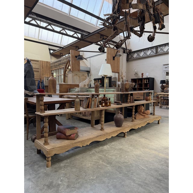 Wood Large 19th Century Florists Display Shelf, France For Sale - Image 7 of 10