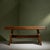 Mid-Century Modern Desk in Chestnut with Grissinato Carvings by Osvaldo Borsani, Italy For Sale - Image 3 of 9