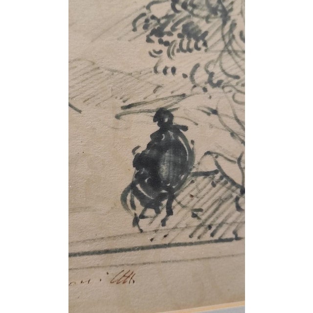 Pietro Annigoni, Drawing on Paper, Framed For Sale - Image 3 of 15