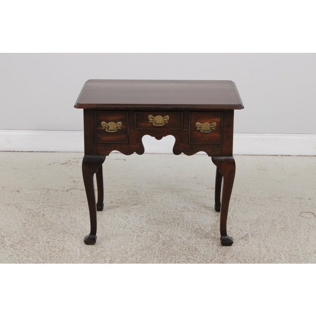 Statton Furniture Statton Country Cherry 3 Drawer Dressing Table Lowboy For Sale - Image 4 of 13