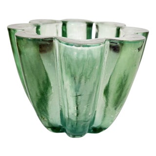 Art Deco Glass Ashtray, 1940s For Sale