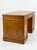 Mid-Century Modern Faux Bamboo Leather Top Desk For Sale - Image 3 of 11
