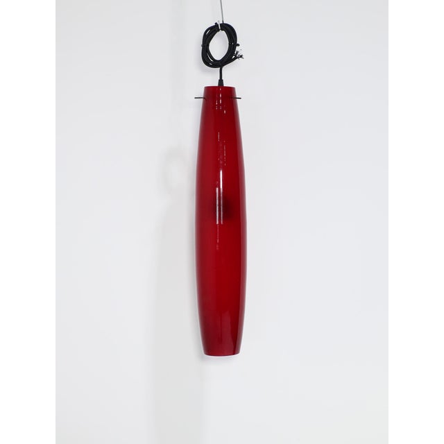 Glass Murano Glass Pendant Lamp by Alessandro Pianon for Vistosi, 1960s For Sale - Image 7 of 7