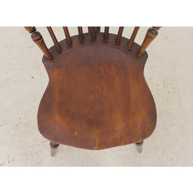 Set of 6 Vintage 1920s Benchmade Windsor Dining Room Chairs | Chairish