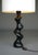 Model 42 Sculptural Ebonised Wood Table Lamp from Temde Leuchten, 1970s For Sale - Image 4 of 14