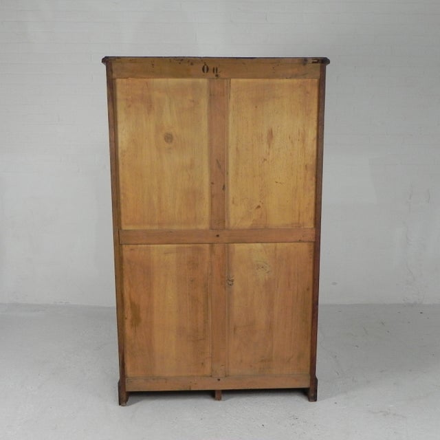 Wood Oak Roller Shutter Cabinet, 1920s For Sale - Image 7 of 18