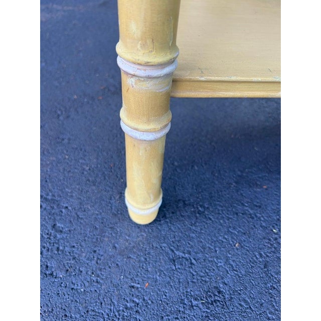 Pair of Faux Bamboo Thomasville Allegro Nightstands or Side Tables For Sale - Image 16 of 18