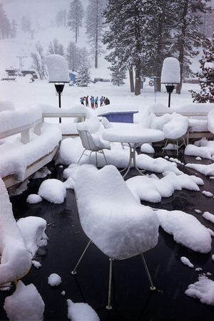 Slim Aarons, Squaw Valley Snow, Estate Stamped Photographic Print